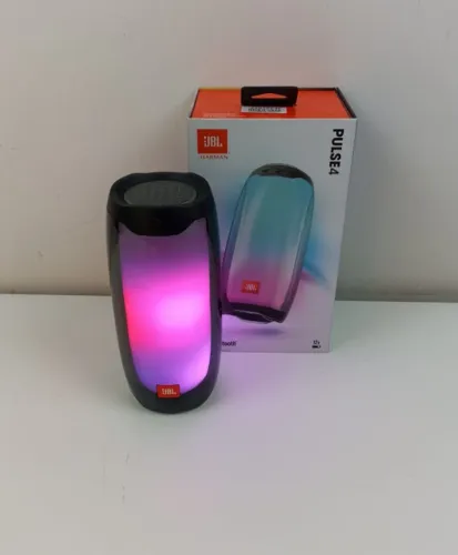 Caixa De Som Portátil Jbl Pulse 4 Preto C/ Avaria