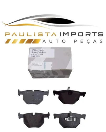 Pastilha Freio Bmw X1 E84 E90 E91 E92 330 335 ( Traseira Original 34216791938