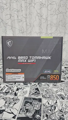 Placa-mãe MSI MAG B850 TOMAHAWK MAX WIFI - Nova / Lacrada - AM5