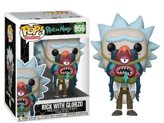 ORIGINAL - Funko Pop Rick And Morty Rick With Glorzo #956
