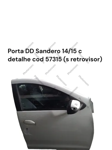 Porta DD Sandero 14/15 c detalhe 