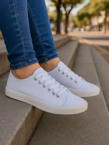 Tênis Casual Branco Novo (Tênis Básico)