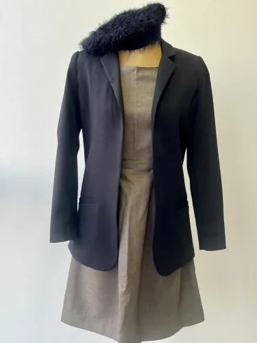 Blazer social preto H&M 