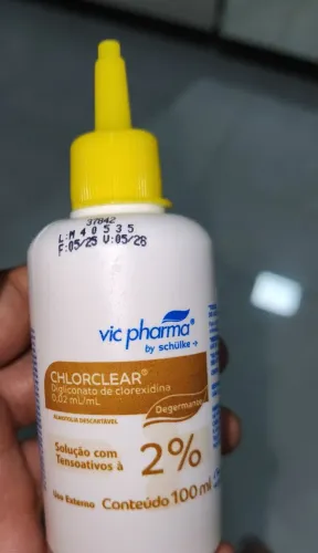 Antisséptico Clorexidina 2% Degermante 100ml Vicpharma