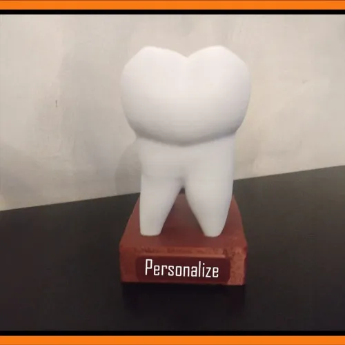 Porta Lápis Formato de Dente - Impressão 3D