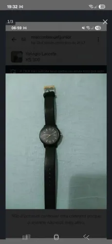 Relógio lacoste unisex