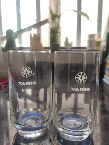 Par de Copos VARIG antigo raros