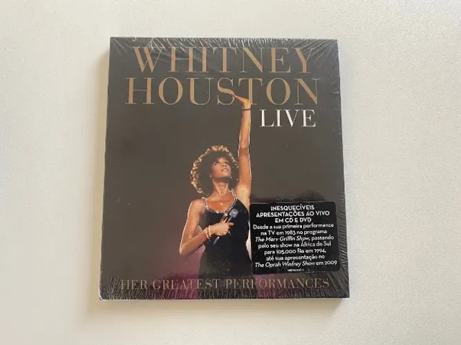 CD + DVD Whitney Houston (lacrado) Live Her Greatest Performances - Raro de Colecionador