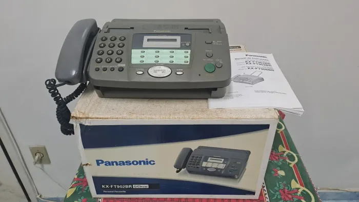 Fax Panasonic ( caixa e Manual )