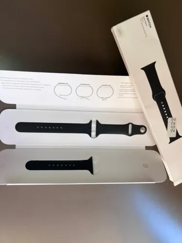 Pulseira Apple Watch 38mm Preta Original na caixa