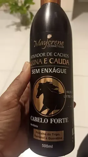 Ativador de Cachos Crina e Cauda Cabelo Forte 500ml Maycrene
