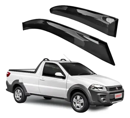 Calha Chuva Defletor Fumê Fiat Strada Working 2p 2020 Tgpoli