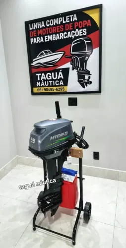 Motor Hidea 9.8hp 2 Tempos, Novo Ano 2026, Garantia 4 Anos, Promoção à Pronta Entrega