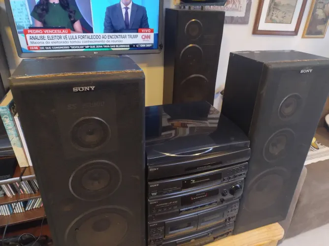 Sony LBT-A390 + Toca discos PS-LX56BR + Caixas SS-B3900