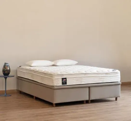 Cama casal (Queen) - Colchão e BOX