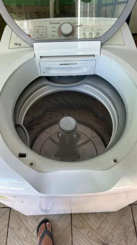 Máquina Brastemp 15 Kilos cesto de inox 