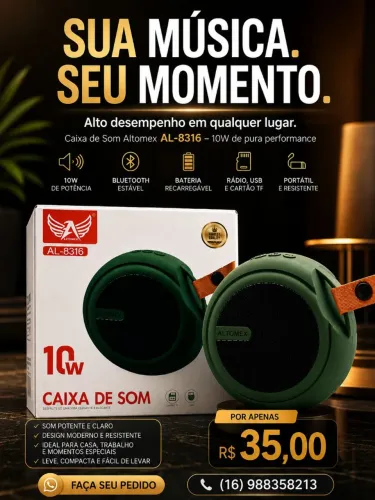 Caixa de som altomex