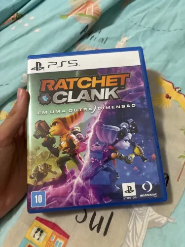 Jogo Ratchet & Clank dm outra dimensão mídia física para ps5
