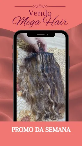 Venda de cabelo cacheado humano 