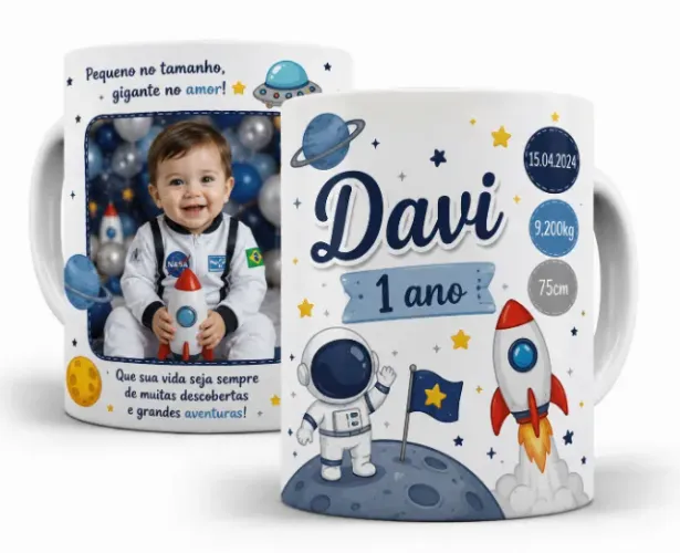 10 CANECAS DE PORCELANA PERSONALIZADA - A LEMBRANÇA PERFEITA PARA O SEU ANIVERSÁRIO! 