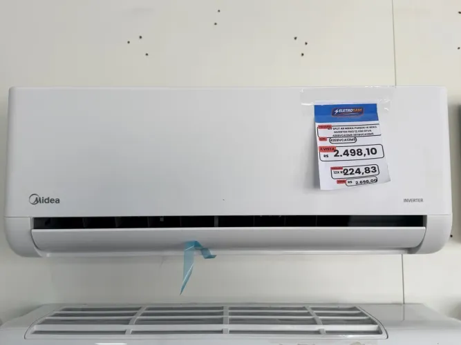 Central de ar - kit split MIDEA 12.000 btus inverter 