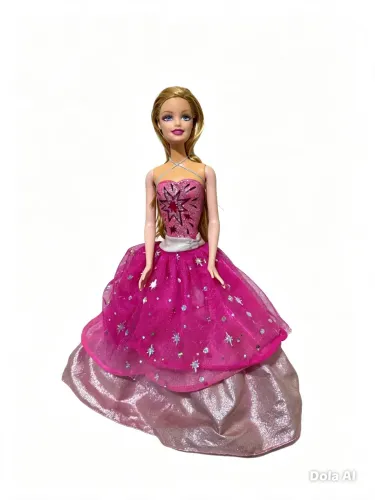 boneca barbie filme vida moda e magia 2010 mecanismo música e luzes