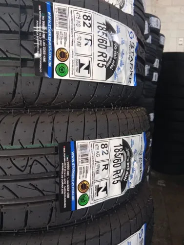 Pneus novos com alta durabilidade e excelente desempenho para o seu carro