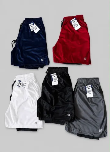 Short duplo masculino