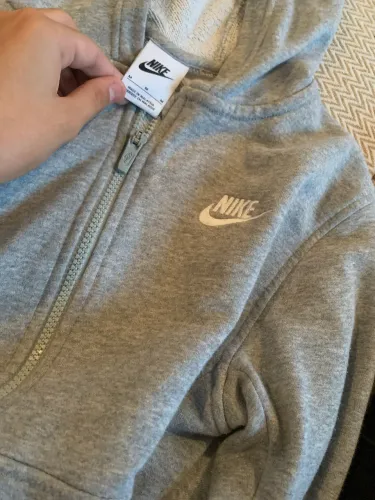 Moletom Nike Club cinza (Infantil M)