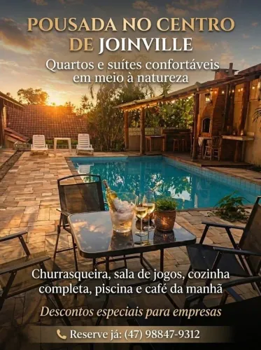 Sua hospedagem em joinville