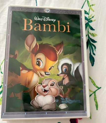 dvd bambi, em ótimo estado. original, edição diamante