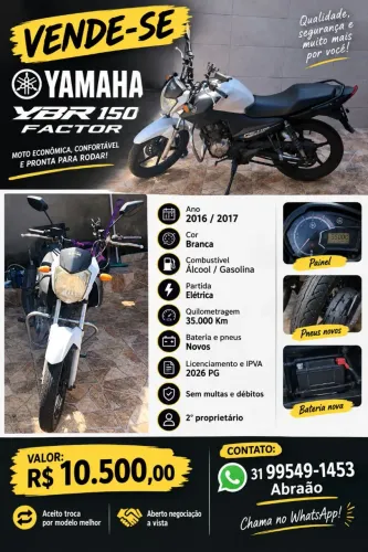 Moto Yamaha YBR factor 150