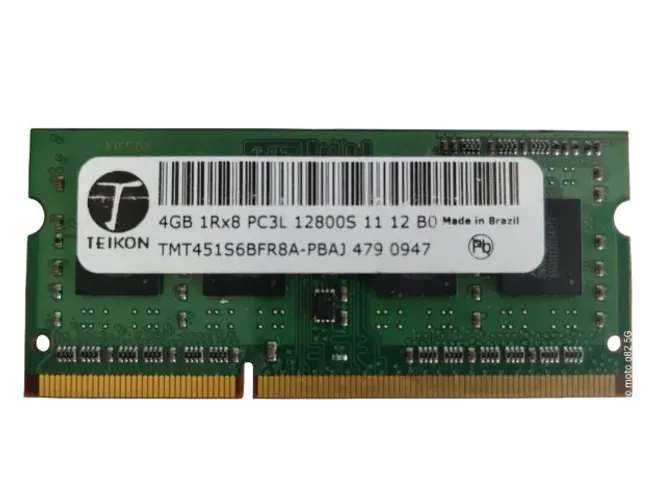 PENTE DE MEMÓRIA RAM 4 GB TEIKON PARA NOTEBOOKS