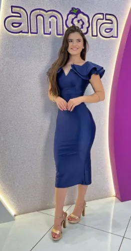 Vestido festa usado apenas uma vez