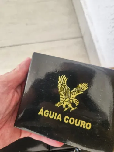 Carteira de Couro Montana - Águia Branca