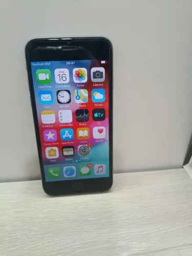Iphone 6 64 Gray Desbloqueado Excelente 100% Cinza ótimo estado wap *