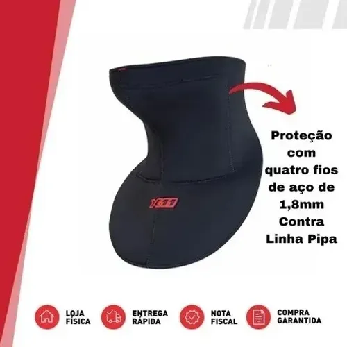 Vendo Novo, Protetor De Pescoço Moto Proteção Linha De Pipa Cerol X11