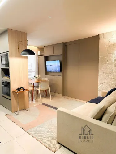 Apartamento 1 Suíte Mobiliado no Residencial Ritmo Bueno