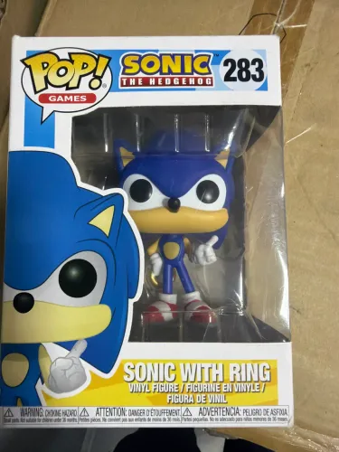 Funko sonic com anel