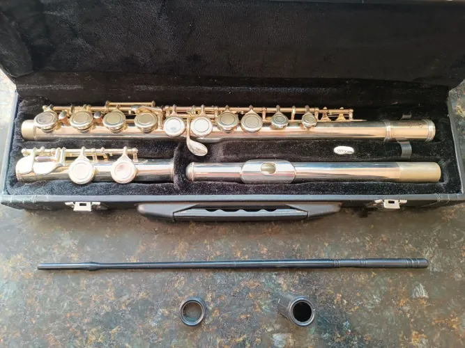 Flauta Transversal Custom Revisada por Luthier - Sapatilhas Trocadas e Pronta para Uso