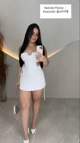 Vestido Somente cor rosa