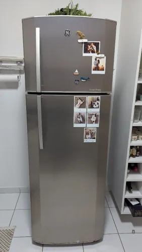 Geladeira GE 390L Inox