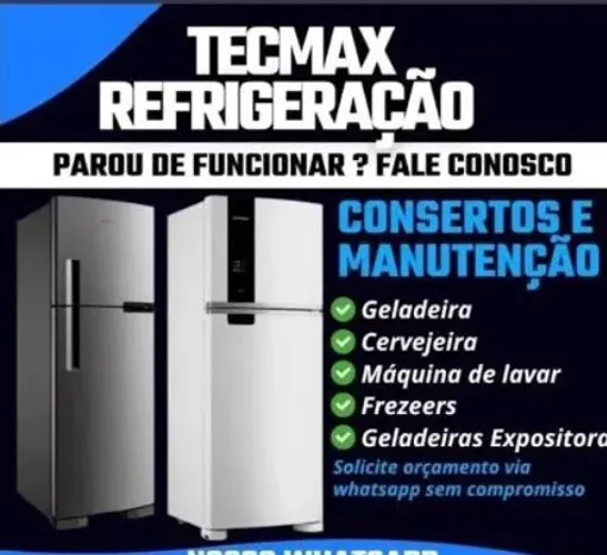 Concerto em geladeira e máquina de lava