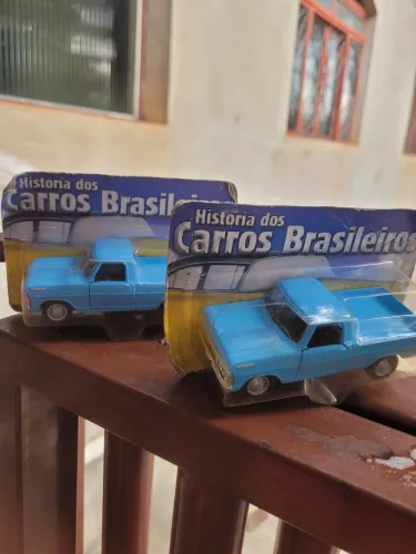 Miniatura Clássico Nacional Pickup Ford F-100 1968 Lacrada