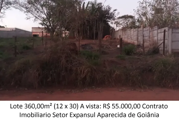 Leia a descrição: Lote 360m² - Setor Expansul