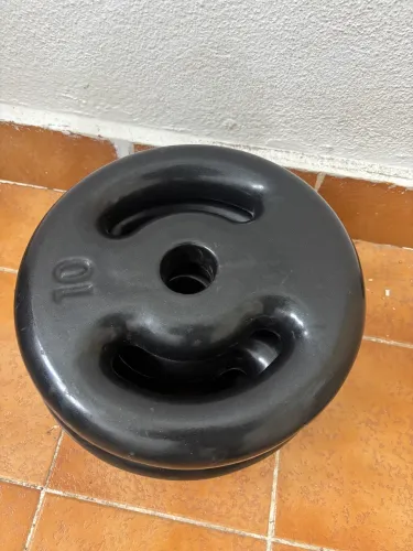 Anilha 10 kg emborrachada