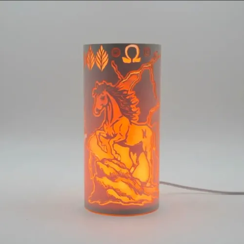 LUMINÁRIA DE PVC TEMA AGRONEGÓCIO