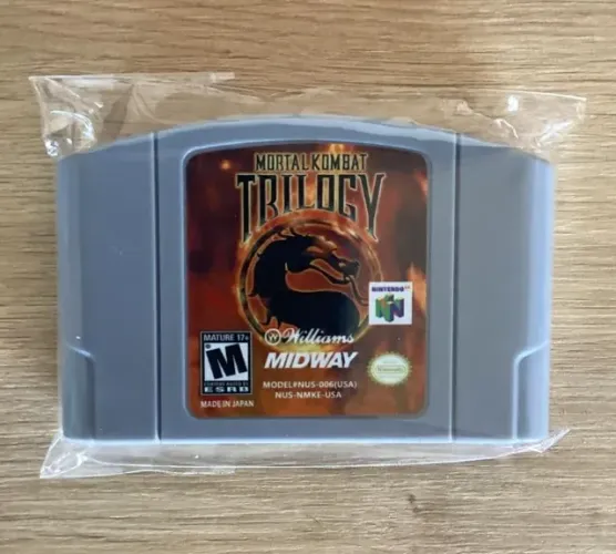 Cartucho de Jogo Mortal Kombat Trilogy Nintendo 64 N64 Versão Dos Eua Para CONSOLE De Jogo