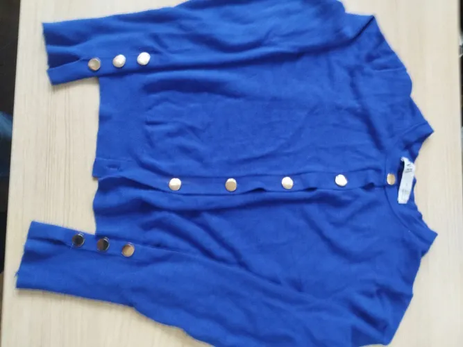 Cardigan ZARA azul Royal - ótimo estado - tamanho Small (P)