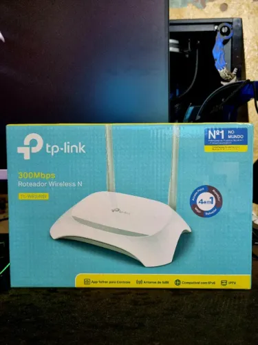 Roteador 2 antenas tplink 300Mbps 2.4Ghz 4 em 1